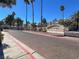 Gated entrance to New Port Townhomes community at 503 Fragrant Orchard St, Henderson, NV 89015