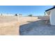 Spacious backyard with block wall and desert landscaping at 5264 Lookout St, Las Vegas, NV 89120