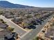 Aerial view of houses in a residential neighborhood at 633 Finch Island Ave, Henderson, NV 89015