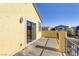 Private deck overlooking neighborhood homes at 633 Finch Island Ave, Henderson, NV 89015