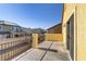 Private deck with view of neighboring houses at 633 Finch Island Ave, Henderson, NV 89015