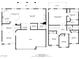 Two-story floor plan, showing main and upper floor layouts at 633 Finch Island Ave, Henderson, NV 89015