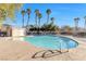 Sparkling community swimming pool with ample deck space at 6637 Lookout Lodge Ln # 2, North Las Vegas, NV 89084