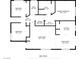 Detailed floor plan with dimensions for each room at 7336 Young Doe Ave, Las Vegas, NV 89130