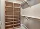 Spacious walk-in closet with built in shelves at 8199 Pinnacle Peak Ave, Las Vegas, NV 89113