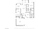 Detailed floor plan of the house layout, including room dimensions and overall design at 8199 Pinnacle Peak Ave, Las Vegas, NV 89113