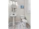 Powder room with pedestal sink and toilet at 1036 Campo Seco Ct, Las Vegas, NV 89138