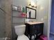Bathroom features a vanity and toilet at 1152 Miller Ave, Las Vegas, NV 89106