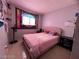 Bright bedroom with a double bed and window at 1152 Miller Ave, Las Vegas, NV 89106