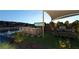 Outdoor entertaining area with bar and seating at 129 Still Shores St, Henderson, NV 89011