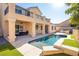 Private pool and spa with expansive patio at 1559 Via Della Scala, Henderson, NV 89052