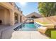 Resort style backyard with pool and patio at 1559 Via Della Scala, Henderson, NV 89052