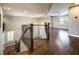 Upstairs loft area with hardwood floors and a railing at 1559 Via Della Scala, Henderson, NV 89052