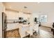 Modern kitchen with granite countertops and stainless steel appliances at 20 Barbara Ln # 35, Las Vegas, NV 89183