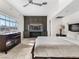 Spacious bedroom with large window and built-in cabinetry at 2800 Ashby Ave, Las Vegas, NV 89102