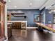 Modern kitchen with wine cooler and live-edge counter at 2800 Ashby Ave, Las Vegas, NV 89102