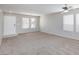 Spacious living room filled with carpet at 312 Bella Calabria Ave, Las Vegas, NV 89183