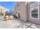 Backyard patio with seating area and grill at 3301 Sonterra Cir, Las Vegas, NV 89117