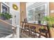 Inviting entryway with a long console table, two stools, and ample natural light at 3301 Sonterra Cir, Las Vegas, NV 89117