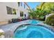 Private pool with a charming patio, perfect for outdoor relaxation and enjoyment at 334 Sea Rim Ave, Las Vegas, NV 89148