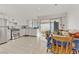 Kitchen with white cabinets and stainless steel appliances at 4323 E Twain Ave, Las Vegas, NV 89121