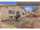 Backyard patio with grill and shade sail at 6054 Sierra Medina Ave, Las Vegas, NV 89139