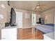 Guest bedroom with two twin beds and a TV at 6054 Sierra Medina Ave, Las Vegas, NV 89139