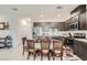 Bright and airy kitchen with a spacious dining area at 6521 Taffrail Ave, Las Vegas, NV 89118