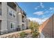 Landscaped side yard with rock and drought-tolerant plants at 6521 Taffrail Ave, Las Vegas, NV 89118