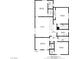 Second floor features 4 bedrooms and 2 baths at 7659 Dewy Falls Ave, Las Vegas, NV 89179