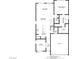 Floor plan displaying the layout of the home at 7659 Dewy Falls Ave, Las Vegas, NV 89179