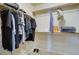 Spacious walk-in closet with ample storage space at 9009 Careful Canvas Ave, Las Vegas, NV 89149