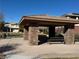 Stone covered pavilion with benches in community park at 10273 Aragon Crown Rd, Las Vegas, NV 89135