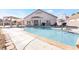 Stunning pool with a large patio and pergola at 1064 Wide Brim Ct, Henderson, NV 89011