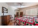 Bedroom with two twin beds and wood furniture at 1105 Thornfield Ln, Las Vegas, NV 89123