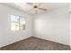 Bright bedroom with ceiling fan and carpet flooring at 2204 Kendall Hill Ave, Las Vegas, NV 89106