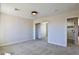 Well-lit bedroom featuring mirrored closet and extra storage at 2892 Rothesay Ave, Henderson, NV 89044