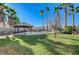 Landscaped backyard with a gazebo and pool at 3655 Funston Way, Las Vegas, NV 89129