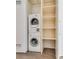 Convenient laundry closet with stackable washer and dryer at 3726 Las Vegas Blvd # 2310, Las Vegas, NV 89158