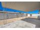 Covered patio with concrete flooring and shed view at 4173 Crater St, Las Vegas, NV 89122