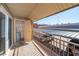 Private patio with storage closet and views of parking lot at 4480 Sandy River Dr # 64, Las Vegas, NV 89103