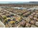 Aerial view of community, showing homes and park at 6217 Red Jamboree Ct, Las Vegas, NV 89130