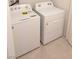 Laundry closet with full-size washer and dryer at 671 Anemone Ln, Henderson, NV 89015