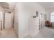 Bright hallway with built-in storage and linen closet at 700 Carnegie St # 2914, Henderson, NV 89052