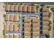 An overhead view of a community of townhouses at 8627 Roping Rodeo Ave # 103, Las Vegas, NV 89178