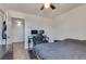 Bedroom with a bed and desk at 8627 Roping Rodeo Ave # 103, Las Vegas, NV 89178