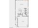 Detailed first floor plan with kitchen, great room, garage, and entry porch at 10039 Sir Atlas Ct, Las Vegas, NV 89148