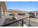 Private balcony overlooking community and hills at 10955 Mojave Spring Dr, Las Vegas, NV 89135