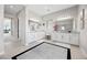 Spacious bathroom with double vanity and a large shower at 10955 Mojave Spring Dr, Las Vegas, NV 89135