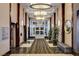 Elegant hotel lobby with elevators, seating, and modern decor at 211 E Flamingo Rd # 615, Las Vegas, NV 89169